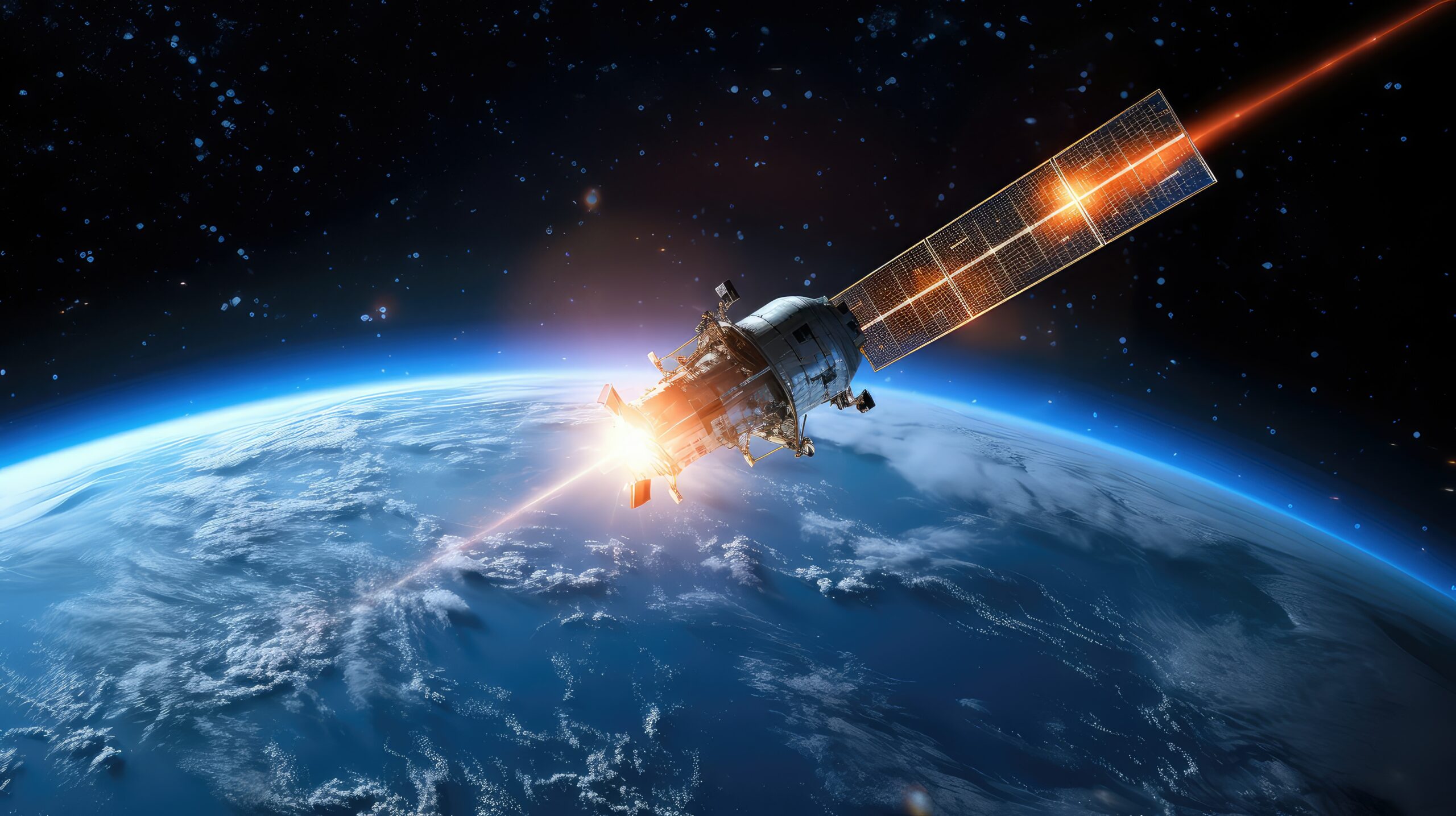 radar aerospace defense illustration drones satellites, technology security, surveillance military radar aerospace defense