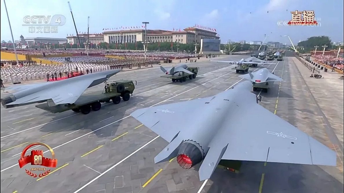 China Unveils Large Unmanned Stealth Fighter Design During Military Parade – UAS VISION
