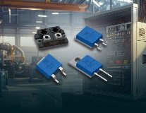 Power resistors feature ratings from 25 W to 200 W