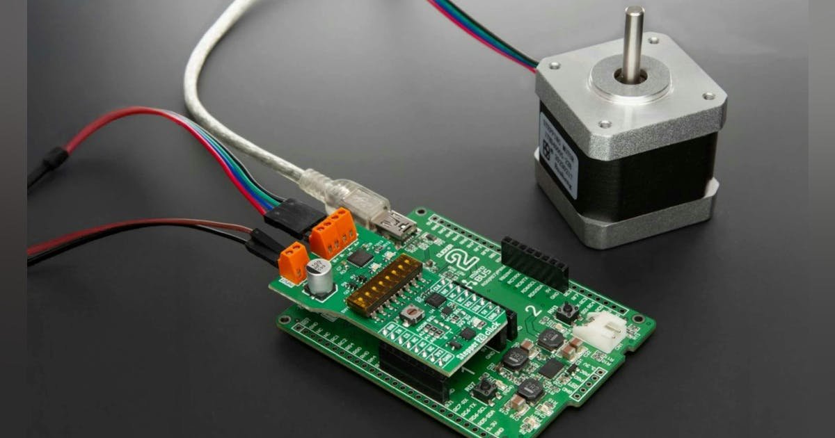 Stepper-Motor Board Delivers Up to 2.7 A with BiCD Two-Phase Driver