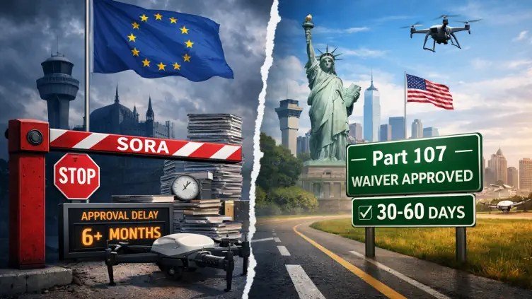 Grounded by Bureaucracy: How SORA is Holding Europe’s Drones Back