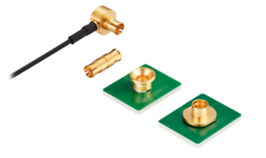 Compact push-on lock connector supports RF performance to 6 GHz