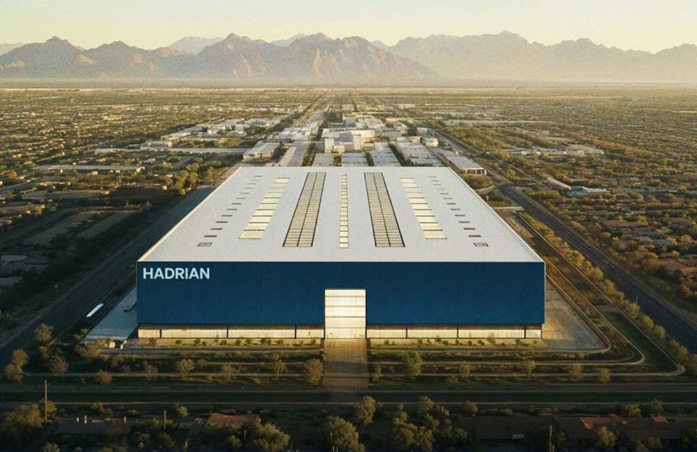 A rendering of a planned Hadrian facility in Mesa, Ariz.
