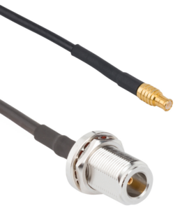 Weather-resistant MCX assemblies enable external antenna connections