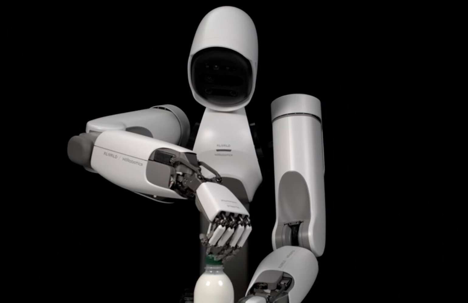 ALLEX robot developed by RLWRLD and WIRobotics.