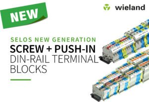 Terminal blocks support wire ranges from 26 to 4 AWG