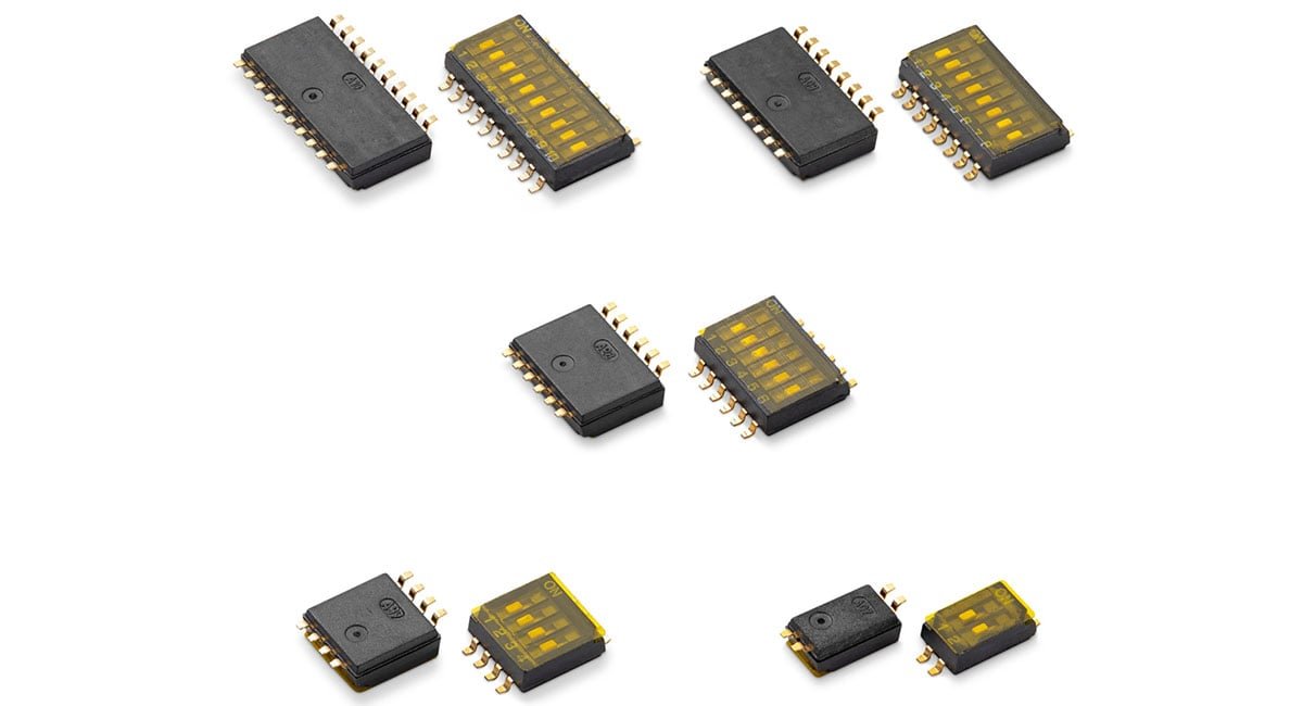 Littelfuse/C&K introduces TDB series miniature mount DIP switches