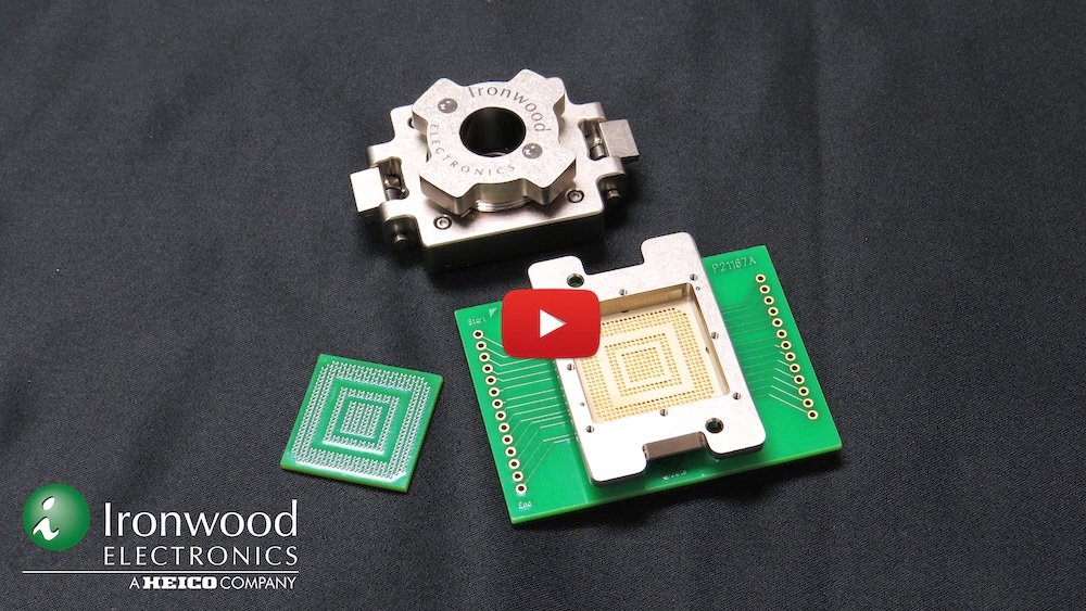 36 GHz BGA500 socket with 250,000 cycle durability