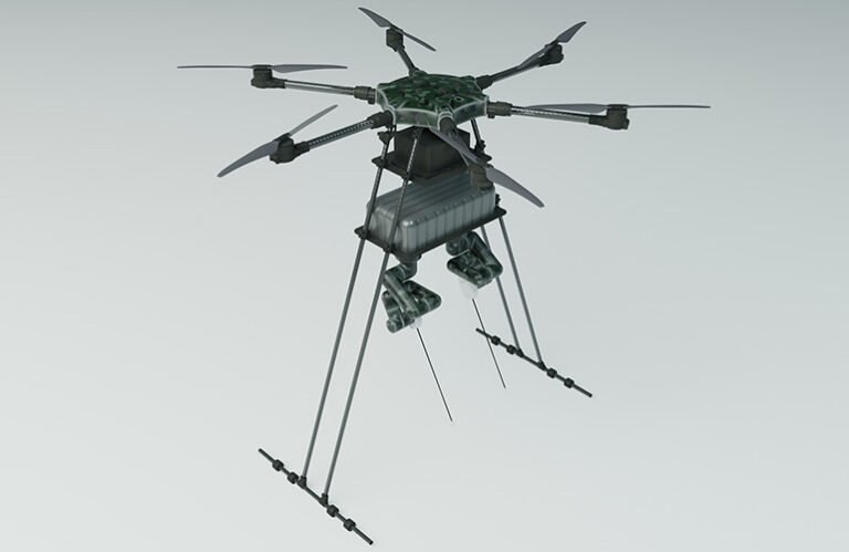 A concept design illustration of SS Innovation’s Vimana Aero drone.